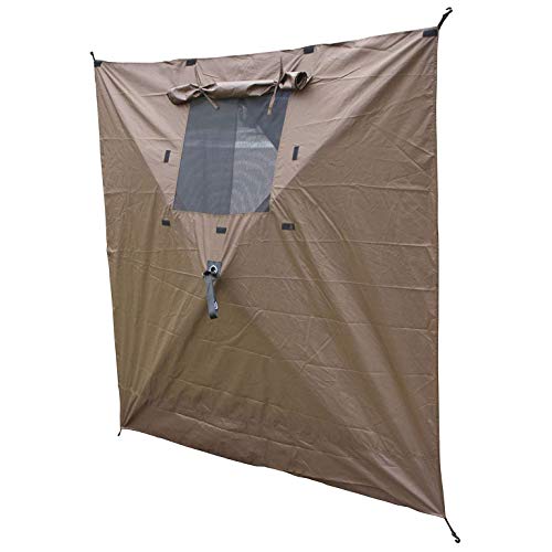 Quick-Set CLAM-WP-9897 Tear-Resistant Durable Wind Panels with Window, Set of 2