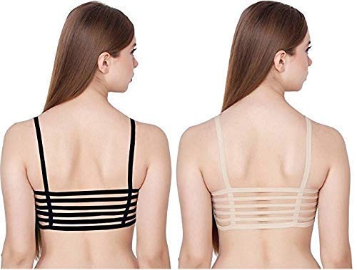 Image of Girls Cotton Lightly Padded, With Removable Pads Non-Wired Bralette Bra