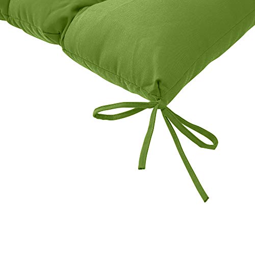 Image of QILLOWAY Outdoor Bench Cushion - 51x18x4 Inch Waterproof Patio Bench Cushion, Durable Bench Cushions for Outdoor Furniture, Replacement Outdoor Bench Cushions for Garden, Deck,Green