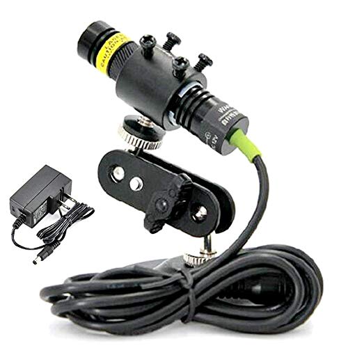 532nm 30mw enfocable verde láser Módulo 22x100mm / AC + Holder + adaptador