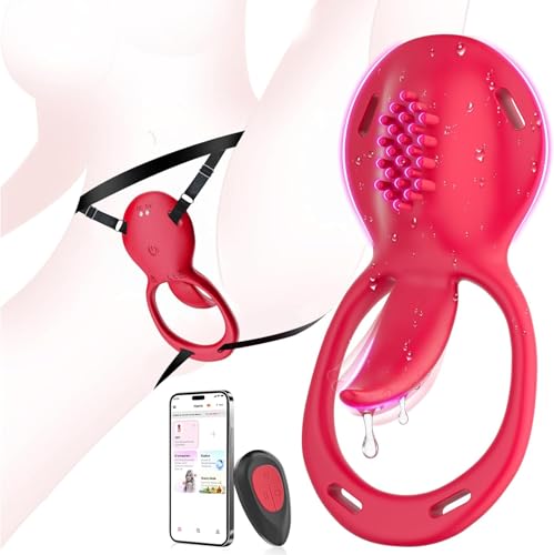 Wearable Vibrator for Couples - Remote Control & App Controlled Sex Toys for Women, Waterproof Rechargeable Panty Vibrator with 10 Vibration Modes, Discreet Adult Toys for Women