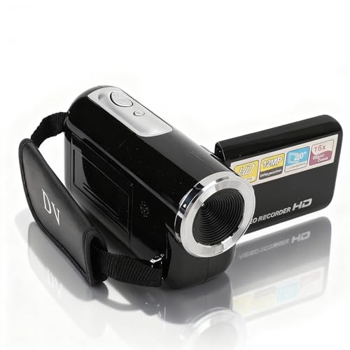 Caméscope de voyage 1080P pour vlogging et souvenirs de vacances en famille