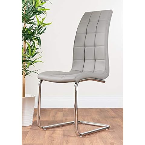 Furniturebox UK Murano Faux Leather Dining Chairs Cover