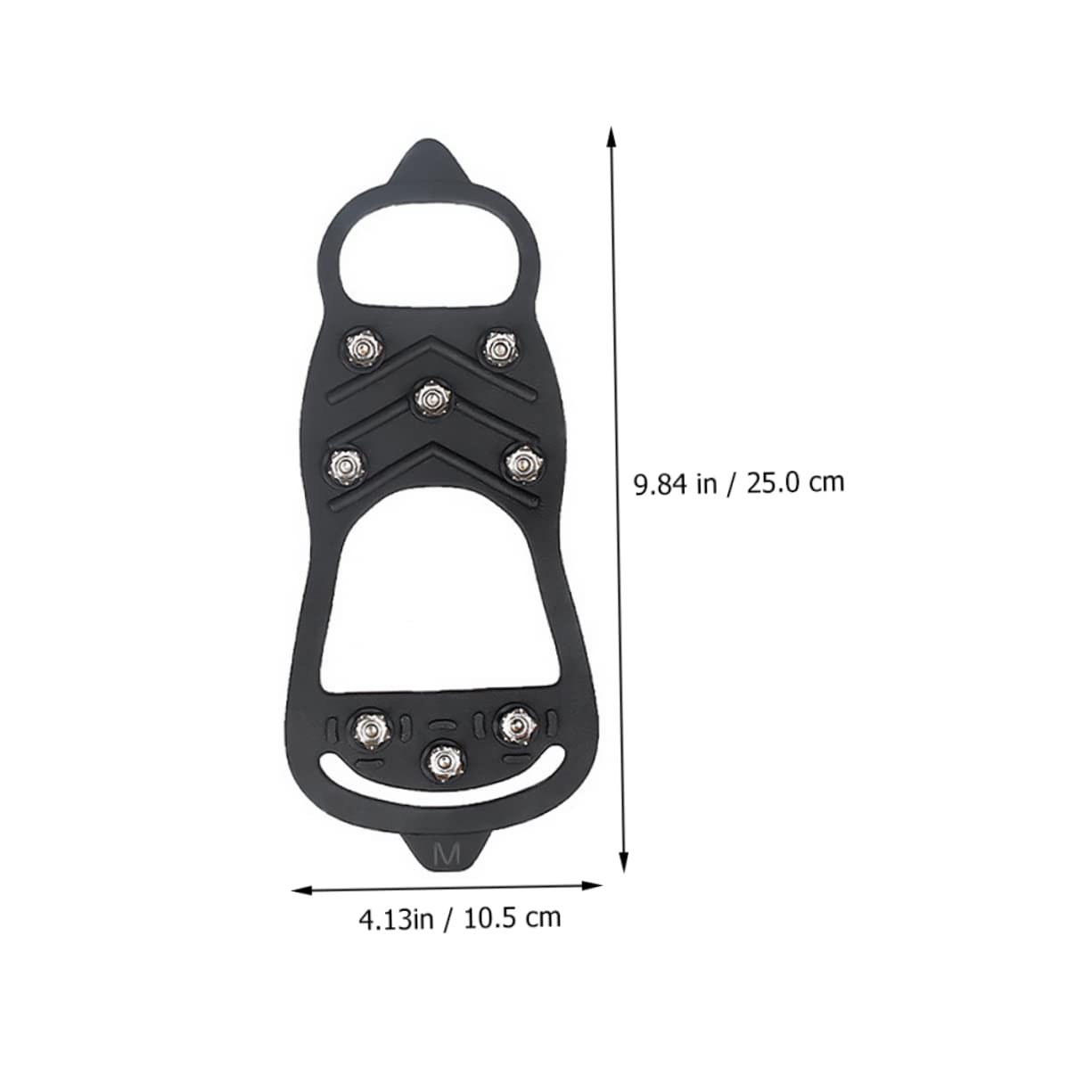 Didiseaon Non-Skid Crampon Shoe Covers Snow Traction Over Shoe Ice Cleats Snow Shoe Covers for Men Women