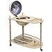pedkit Minibar, diseño de Globo terráqueo Mueble Bar Soporte de pie Bola del Mundo Madera eucalipto Verde 2#