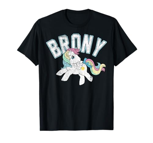 T-shirt My Little Pony Brony vêtement imprimé style collège américain en jersey doux pour adulte