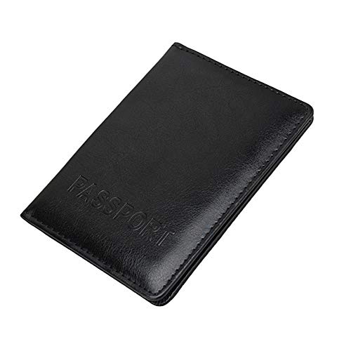 Preisvergleich Produktbild fangfaner PU Reise-Organizer Geldbörse RFID Blocking, Schwarz