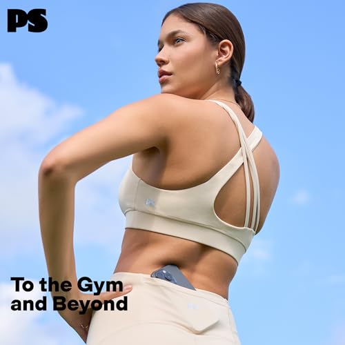 Image of POPSUGAR Sports Bras for Women - Y Back, High Neck, Strappy & Long Line Padded Racerback Bra Workout Yoga Top Racer Back Bra