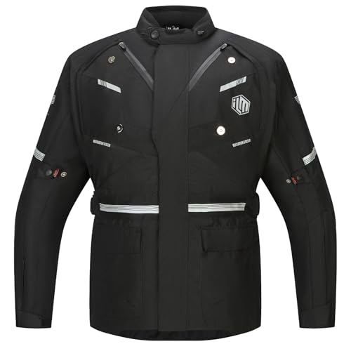 ILM Men's Motorcycle Jacket CE Armored Riding Waterproof Adventure Touring
