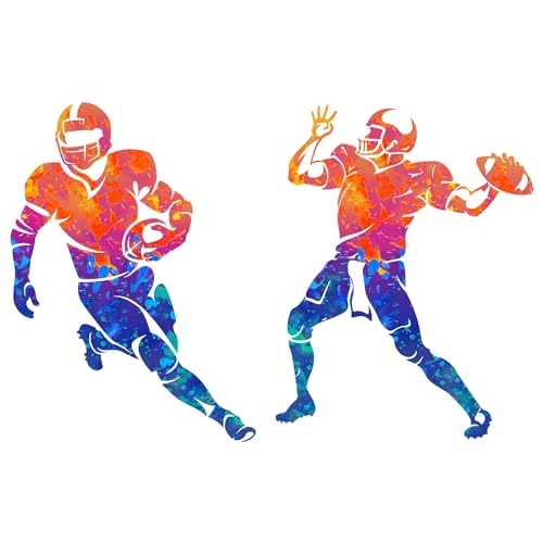 Vinilos Deportivos Watercolor con Jugador de Fútbol miniatura 2