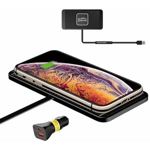 Polmxs 15W Fast Wireless Car Charger Pad Cover