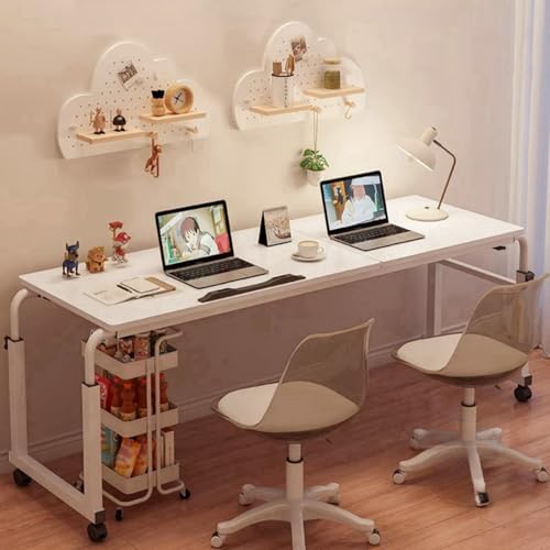 Table chariot pliante ordinateur portable à hauteur réglable 55-87cm - 6