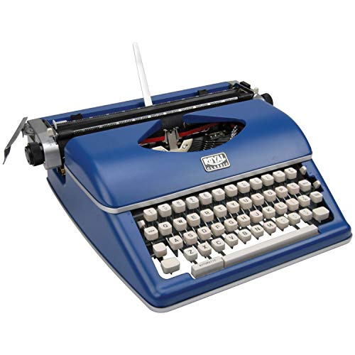 Machine à écrire manuelle Royal Exclusive 79106B bleu classique - 2