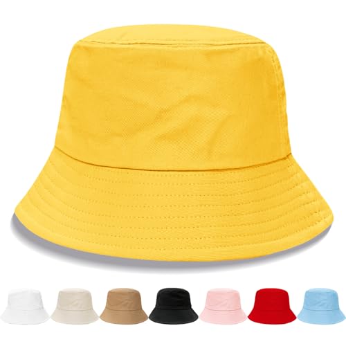 Image of NPQQUAN Bucket Hats for Men Women Packable Foldable Sun Hats for Women Beach Travel Cap