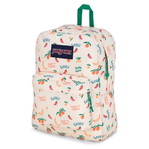 Image of JanSport Superbreak Durable, Lightweight Premium Backpack, Five a Day Cream, One Size, Modern