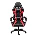 Price comparison product image Requena Sport Desk Chair Adjustable Office Gaming Racing Chair Lumbar and Head Pillow Chair X3577 (Red)