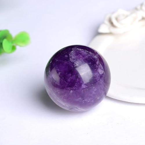 Crystal Rough Fengshui Ball Rough Stone Amethyst Ball Broken Crystal Glass Ball Office Lucky Ball Feng Shui Consecrated Gift,Pur