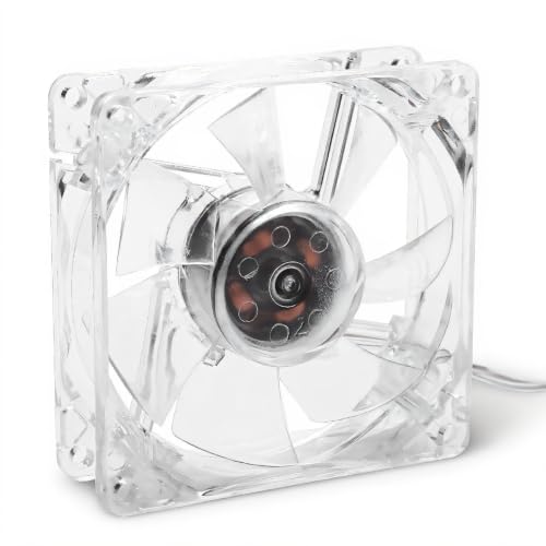Serounder 80mm 5V USB Transparent Fan