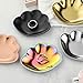 Shurhome Stainless Steel Jewelry Holder Fashionable Shell Shaped Tray for Accessory Organization Rings Earrings Necklaces Dish Home Je