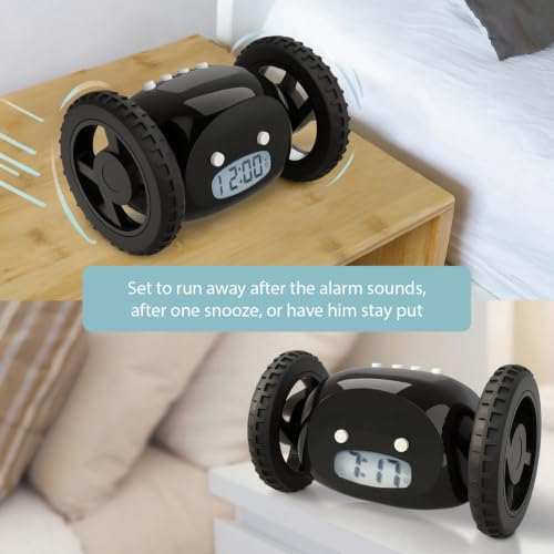CLOCKY Runaway Digital Loud Rolling Alarm Clock for Heavy Sleeper Adults - image 7