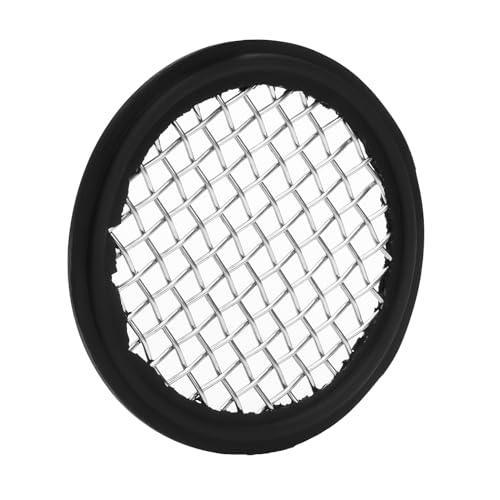 Image of DERNORD 2 Pack 2 inch Sanitary Tri-Clamp Gasket Buna-N (NBR) w /Stainless Bonded Type Screen 6 Mesh