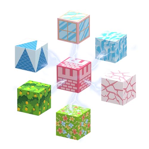 128PCS Magnetic Blocks Building Toys - 1" Magnet Cubes, Build Princess Castle, Magnetic Tiles Building Blocks, STEM Innovation Toys, Ideal Gifts for Christmas Birthday for Kids Age 3 4 5 6 7 8 9 10 - image 5