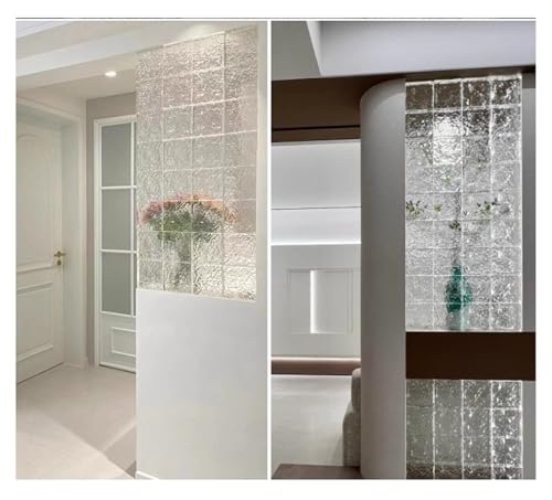 Bloque de vidrio rectangular para ganar luz natural en reformas de baño 6