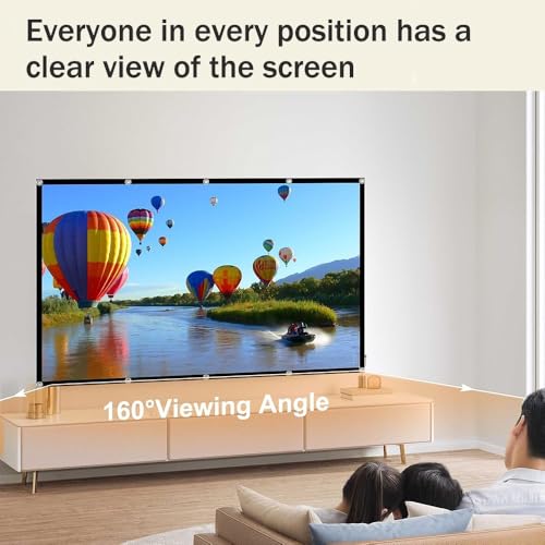 Pantalla de proyector plegable portátil 150 pulgadas 16:9 miniatura 5