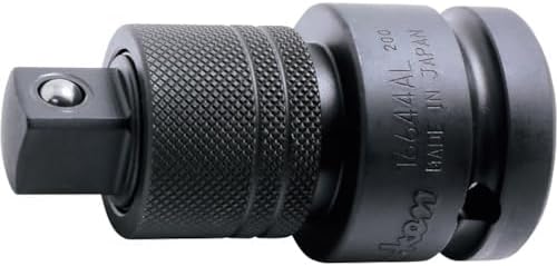 Ko-ken 16644AL 3/4 Sq. Dr. Locking Adaptor 1/2 Square Length 70mm Locking Quick Release