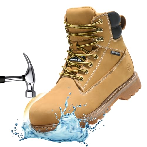 Ningo AQX26ACPYEW9S Steel Toe Work Boots cover