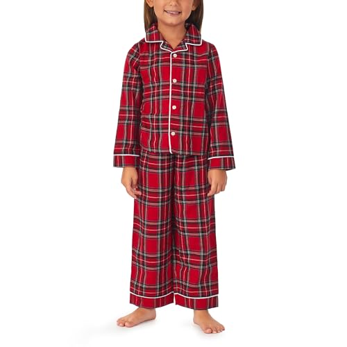 Sleepwear for Children Classic Long Sleeve and Pant Holiday Flannel Boys and Girls Pajamas (Toddler & Kids)2