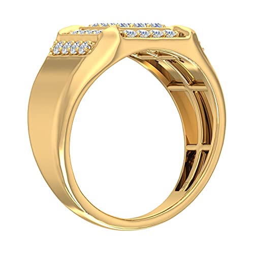 3/4 Carat Men's Diamond Wedding Band Ring in 14K Gold (I1-I2 Clarity)2