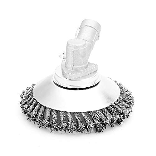 Loijon Cabeças do Aparador de Grama de Fio de aço Bandeja Cortador de Escova Cabeças de Roda Rotativ