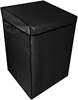 Capa Para Maquina De Lavar Brastemp Electrolux Consul Impermeável 11 A 14 kg (Preto, G)