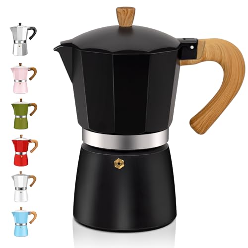 Image of 3 Cup Aluminum Espresso Stovetop Moka Pot Express Coffee Maker Percolator Italian Classic Mocha Coffee Machine for Italian and Cuban Cafe Brewing for Home & Camping 150ml 5oz