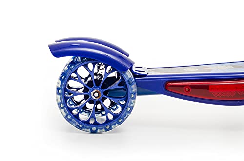 PATINETE 3 RODAS MUSICAL COM LUZ LED BH HERO AZUL BH STORE