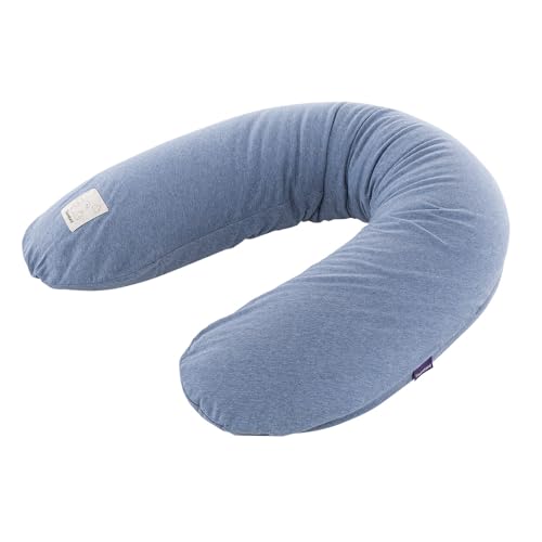 TräUMELAND - Rivestimento di ricambio per cuscino da allattamento elastico adatto per da da 180 cm 100% jersey di cotone morbido traspirante e lavabile