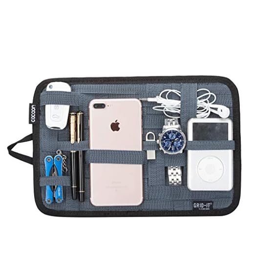 Cocoon CPG10SL Grid-IT!® Accessory Organizer - Medium 12" x 8" (Slate Gray)