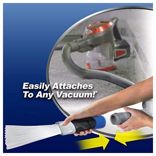 Dust Cepillo para Aspiradora Universal Removedor de Suciedad Herramienta Limpieza de Vacío ( Azul )