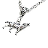 House of Stark Orion Creations Game of Thrones. Direwolf Charme Halskette