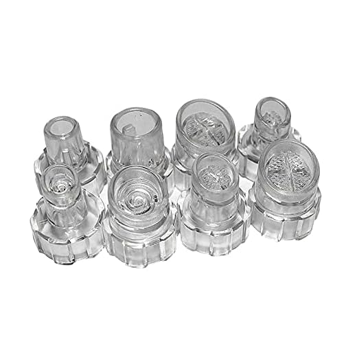 Hydrafacial Consejos de reemplazo Vortex Belleza Consejos para la exfoliación de agua Aqua Peel Hydrofacial Piezas de plástico 8 Pcs Elitzia ETAF131T