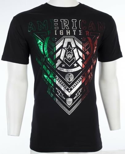 American Fighter Men's T-Shirt Kendelton Crew Neck Black S-5XL4
