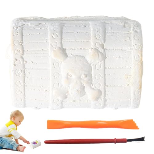 Edelstein-Schürfset für Kinder,Edelstein-Schürfset für Kinder,Dig For Gems Piraten-Ausgrabungsset - Kristall-Grabspielzeug für Kinder, Edelstein-Grab-Wissenschaftsspielzeug, Gemologie-Bergbau-Abenteue