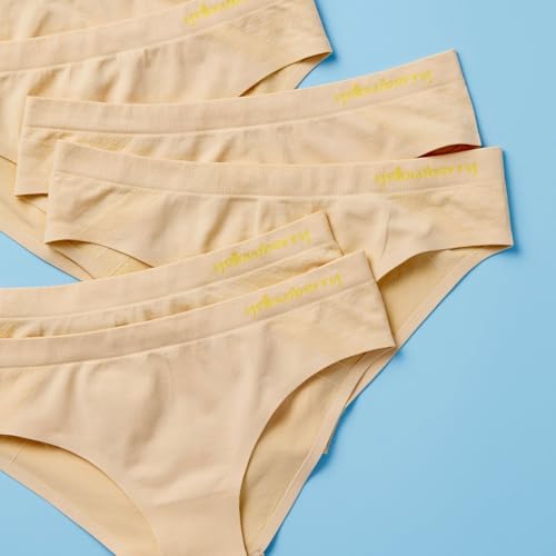 Yellowberry 6PK Seamless Bikini Underwear with Bonded Seam4