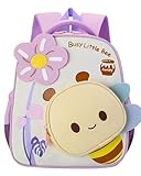 PROTAURI Kindergartenrucksack Mädchen, Karikatur Tier Kita Rucksack mit...