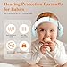 BEBOAN Baby Ear Protection for Infants & Toddlers(0–48 Months), CE & ANSI Certified 25dB Noise Cancelling Headphones for Airplane Travel - Improve Sleep - Party, Soft Adjustable & Comfortable, Blue