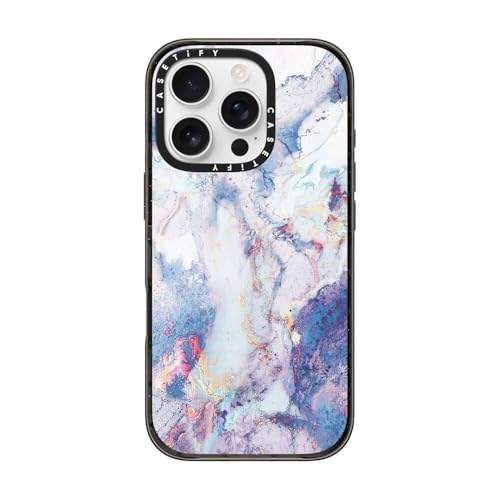 CASETiFY CpNg MagSafeΉ iPhone 16 Pro P[X [X / 2.5m̗NA (MILKi4{) / CX[dMagsafeΉ] - Marble051 - NA ubN