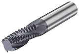 Micro 100 TM-250-16 Solid Carbide Precision Thread Mill, 4 Flutes, 0.250