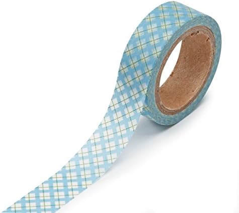 Washi Tape WSP101 Lattice Roll, 0.62x315, Blue