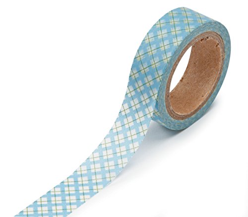 Washi Tape Wsp101 Lattice Roll, 0.62X315, Blue #TOP12